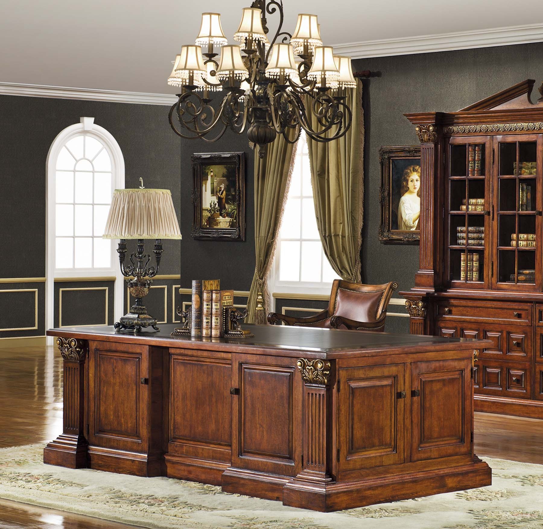 Princeton Executive Desk Hekman Furniture Furniture Store